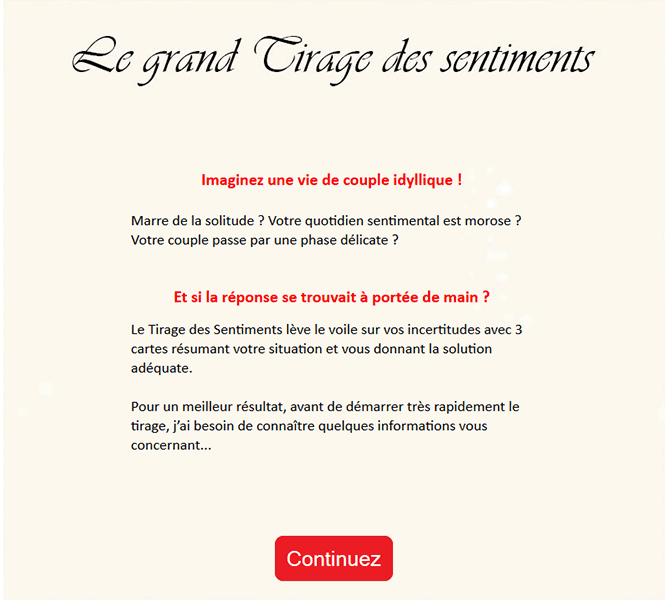 tirage des sentiments gratuit